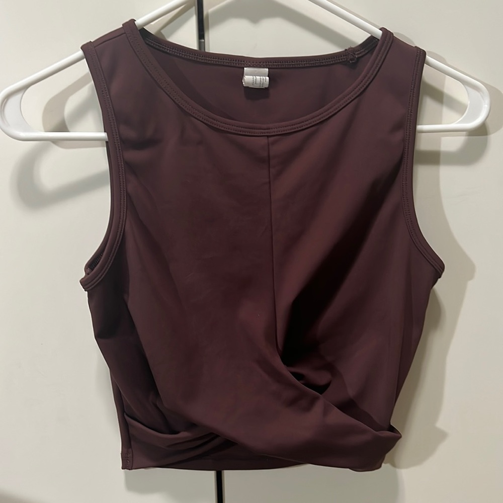 Sports tank top coverup